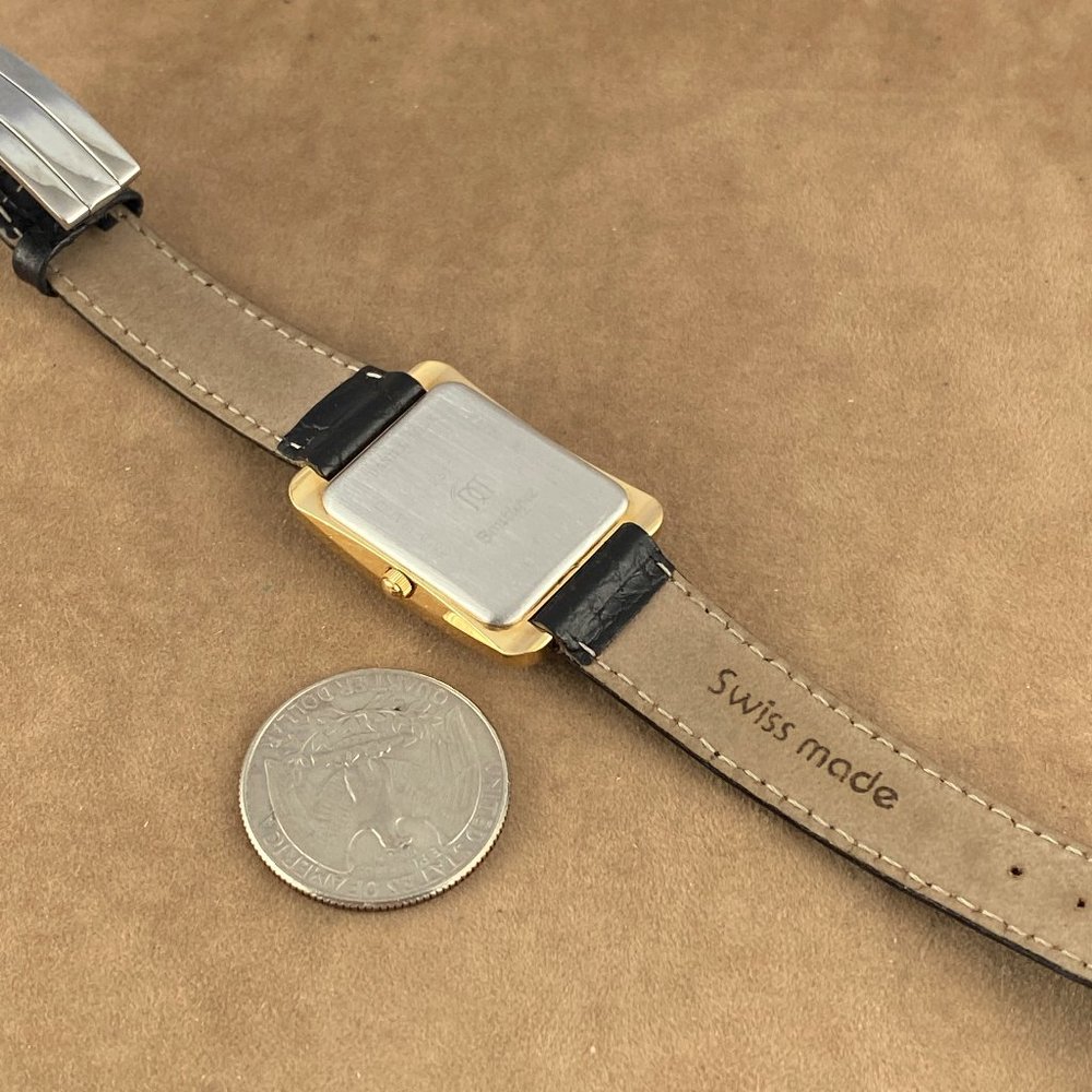 Vintage Designer Gold Daniel Mink Swiss Made Watch - Picture 7 of 8